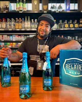 Luc Belaire Bleu - Grab a bottle while they are here!