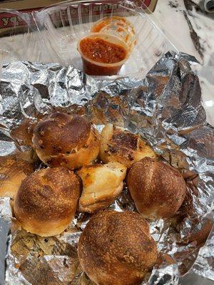 "Signature" garlic knots