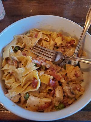 Chicken and Mushroom Carbonara