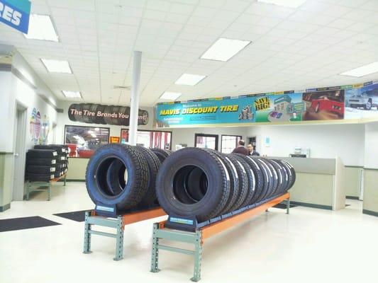 Oodles of tires!    Great service too.