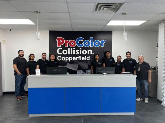 Say hello to the team of ProColor Collision Copperfield!