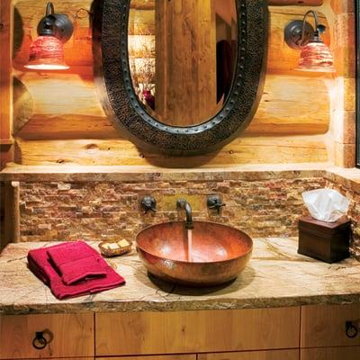 Complete selection of handcrafted sinks from Native Trails