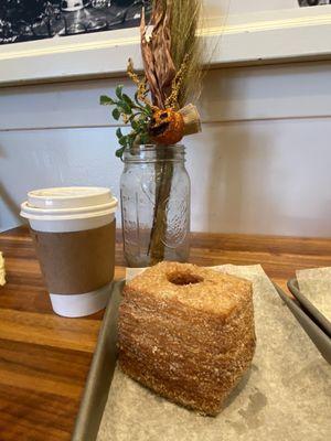 Cronut with cream