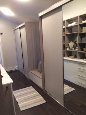 "As seen on TV!" HGTV's Property Brothers chose European Closet to create this custom Walk-Thru Closet