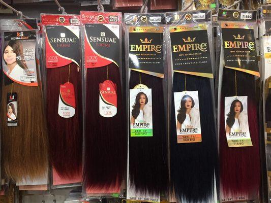 Colored Weft Extensions