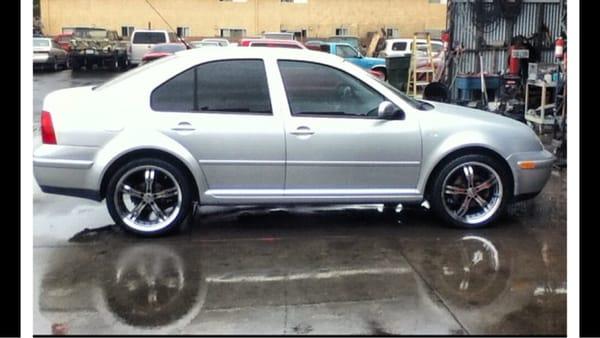 Jetta got 17's and tint