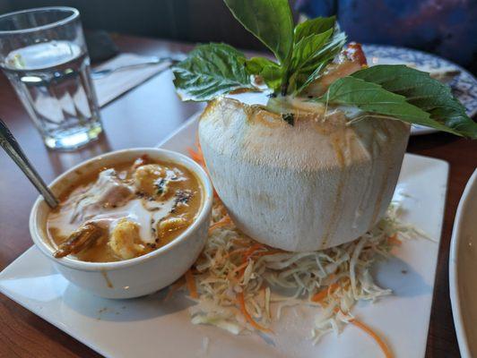 Seafood curry in coconut