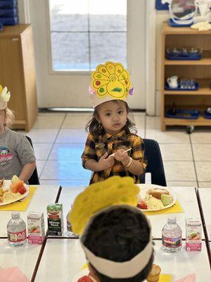 Class thanksgiving 2023 giving thanks and learning about what thanksgiving is about