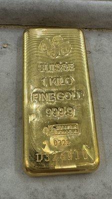 .9999 One Kilo Bar today worth $76000
Gold is Gloden