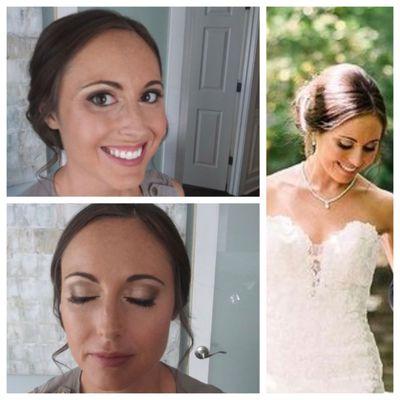 Beautiful and romantic bridal glam by @jordansbeautymark! 7/3/21