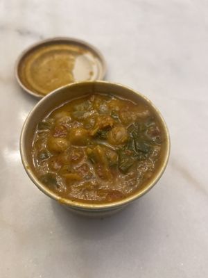 Curry Chickpea Soup -- DELICIOUS.