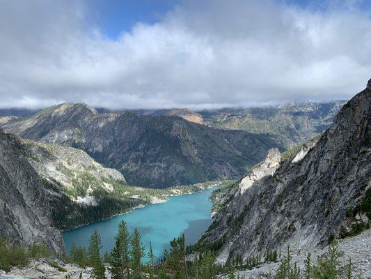 Colchuck lake from Asgaard's pass