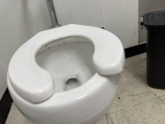 Dirty toilet