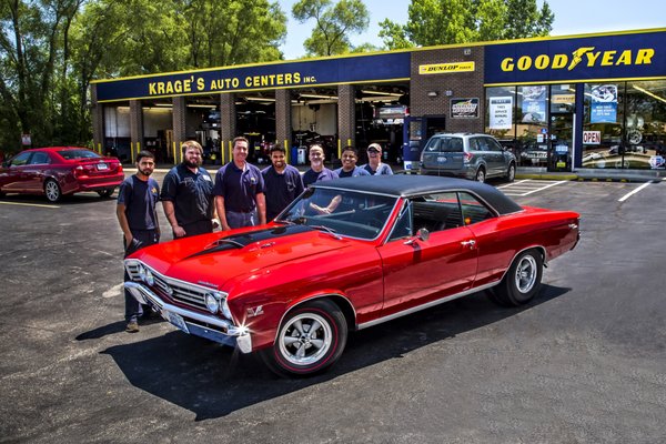 Our team loves working on classic cars!