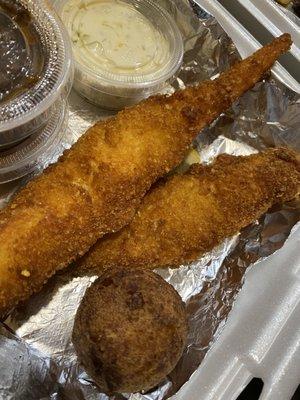 Hand Breaded Deep Fried Walleye - Friday fish fry