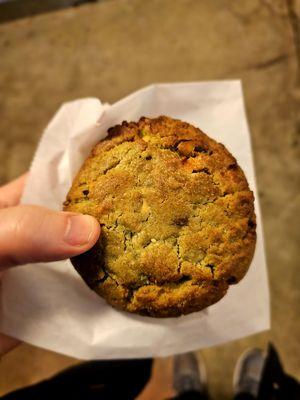 The Showroom Bakehouse- Cookie of the day. A bit doughy and a bit too sweet. OK