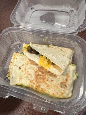 Beef quesadilla