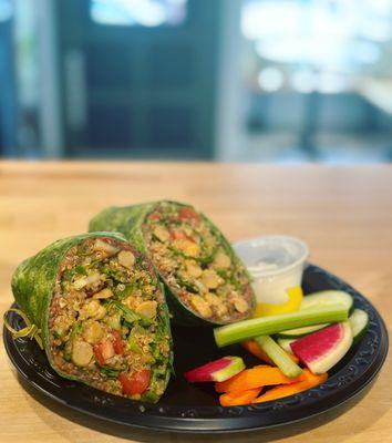 Southwest Quinoa & Arugula Wrap