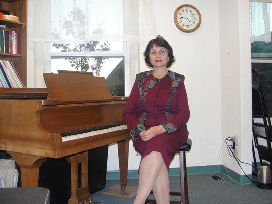 Larysa Yost, piano teacher and   founder of Trio School