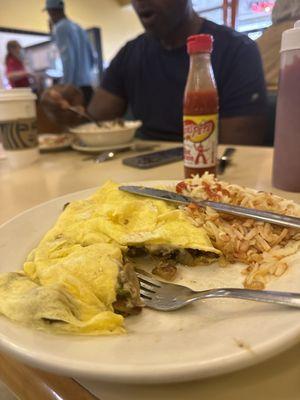 Philly omelet