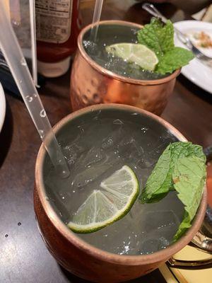 Moscow mule with tequila