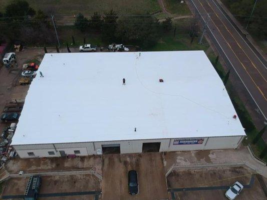 TPO commercial roof