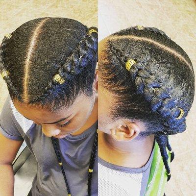 Feed-in braids