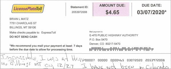 Toll Bill