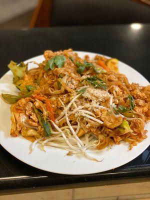 Pad Thai with Chicken