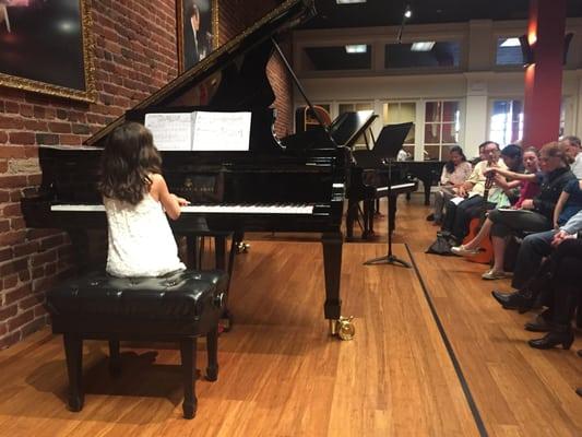 Spring Recital at the Steinway Gallery, 2016