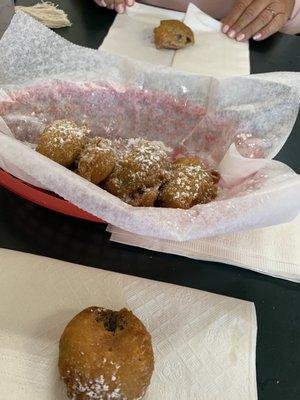 Fried Oreos are fantastic! 6 to an order for about $5.95