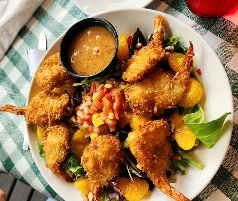 Coconut Shrimp Salad