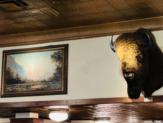 Decor at Ted's Montana Grill