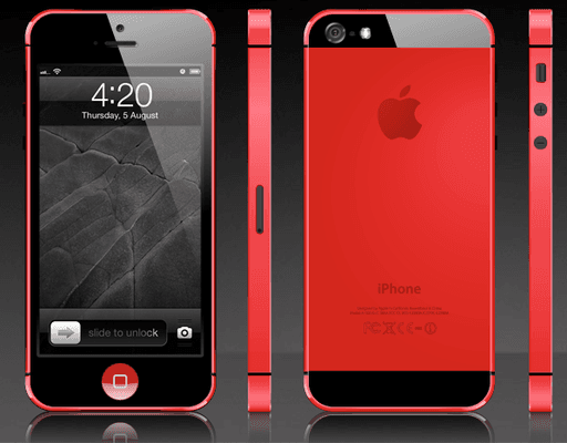 IPhone 5 custom color conversion