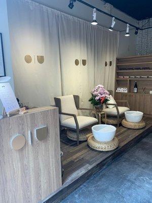 Interior: Pedicure Section