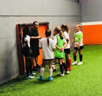 Eryck Avila giving inspiration to high level soccer players.