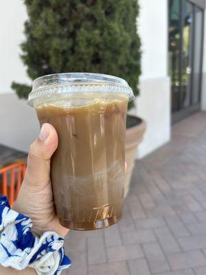 brown butter cookie latte iced