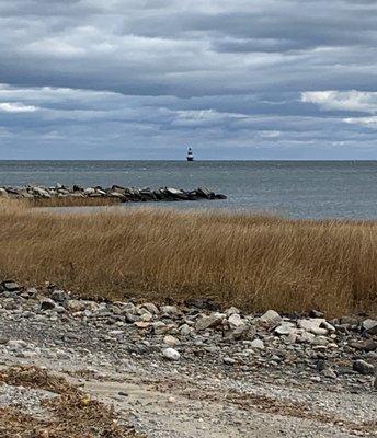 Pecks Ledge Lighthouse built 1902