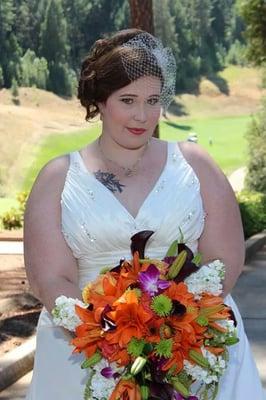 She came to my wedding venue for hair and make up. That was the most beautiful I have ever felt.