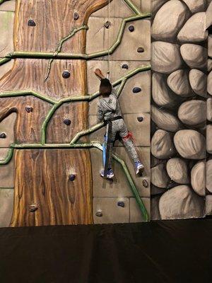 Rock climbing