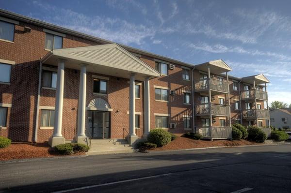 Apartment front walkway