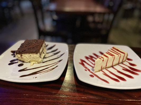 Tiramisu & Cheesecake