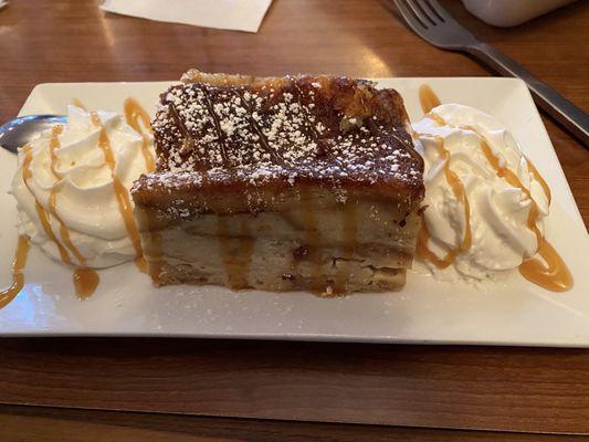 The bread pudding!!