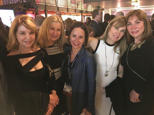 Dr. Clark with bestie Ava Shamban and friends at dermatology conference