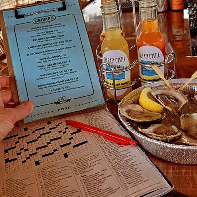 Ischiban oysters and selection of yummy mignonettes!