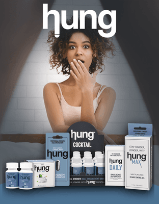 The HUNG Line of Male Products