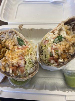 Shrimp  burrito  swoon....