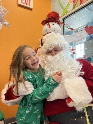 Santa visit to the KidZone