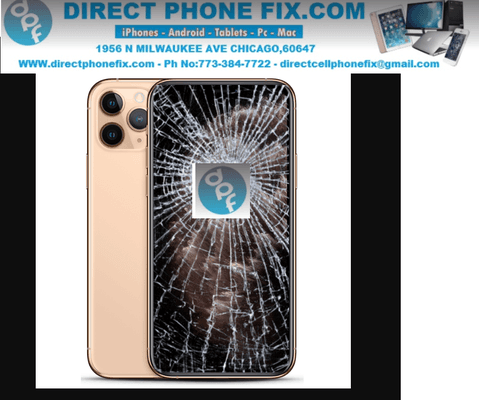 IPHONE 11 PRO SCREEN AND LCD REPAIR! 1956 N MILWAUKEE AVE, CHICAGO IL, 60647.