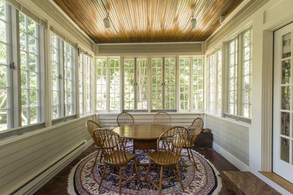 Three season porch in Needham